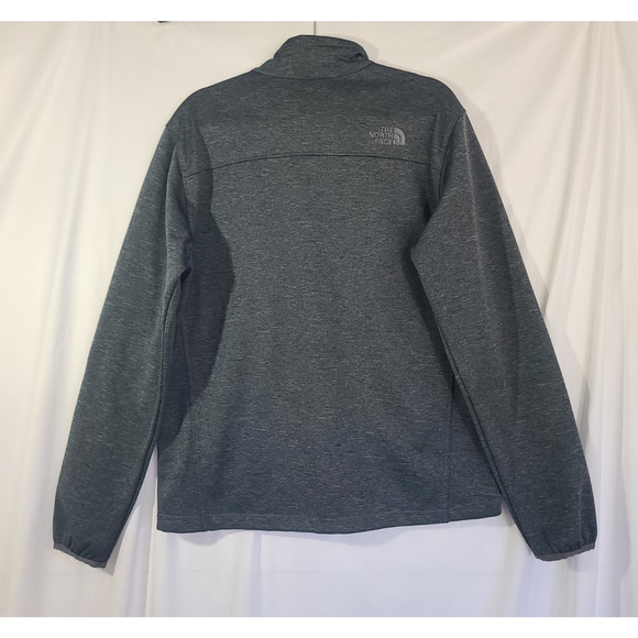 The North Face Mens Apex Canyonwall Eco Heather Gray Softshell Jacket Medium - Picture 8 of 10